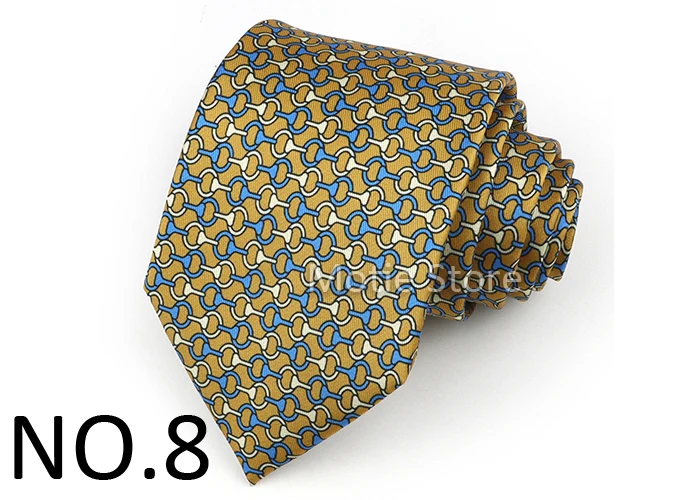 Herren-Krawatte aus anmutigem, weichem Polyester, unregelmäßiges Muster, Krawatte für Hochzeit, Party, Alltag, Hemd, Anzug, Krawatte, Accessoire, Dekoration, Geschenk – Detail 9