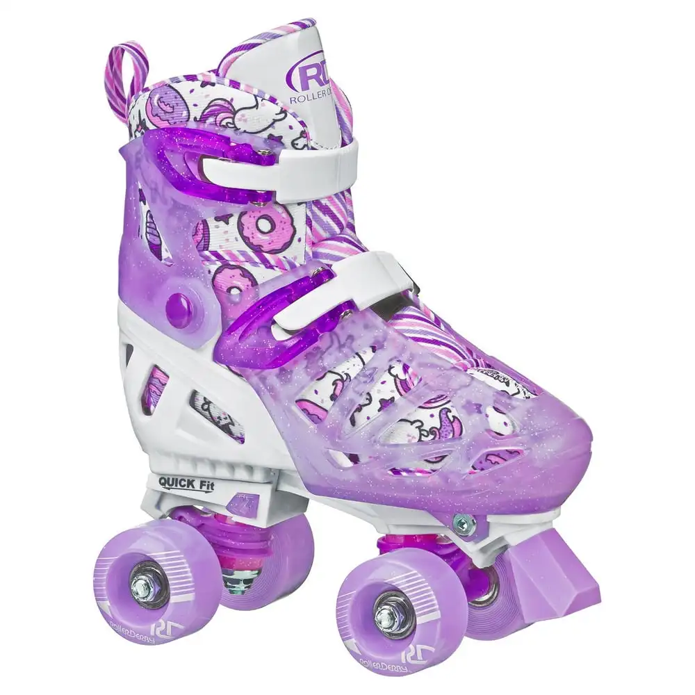 

Pearl Adjustable Girl's Roller Skate, Donuts, Size Small (12J-2)