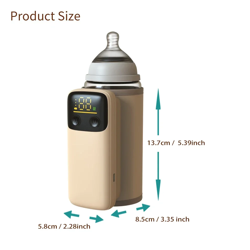 Rechargeable Portable Bottle Warmer with Fast Charging Cordless - Main Image