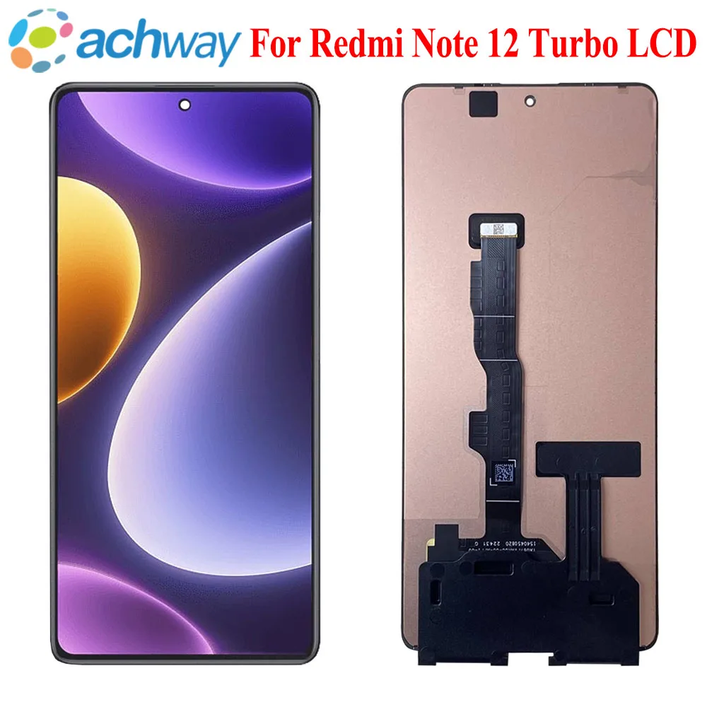 

6.67" For Xiaomi Redmi Note 12 Turbo LCD Display Touch Screen Digitizer Assembly Replacement Parts For Xiaomi Poco F5 Display