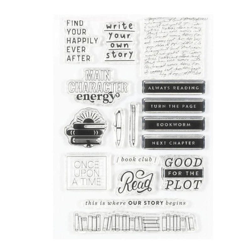 Transparent Clear Silicone Stamps for DIY Scrapbooking Card Making Kids Crafts Fun Decoration Supplies