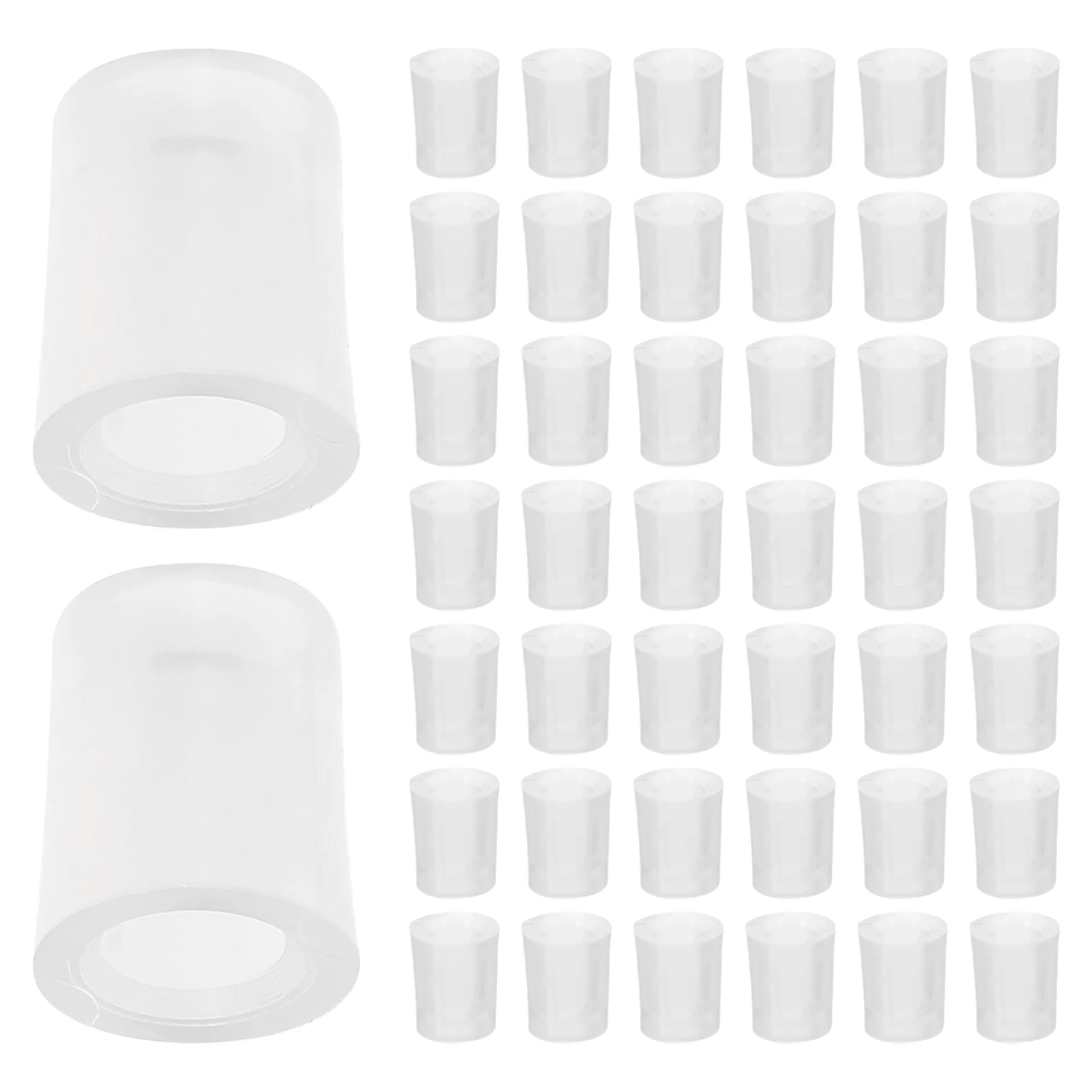 

50 Pcs Artifacts Perfume Dispenser Perfumes Plastic Adapter for Syringe Dispensers Liquid