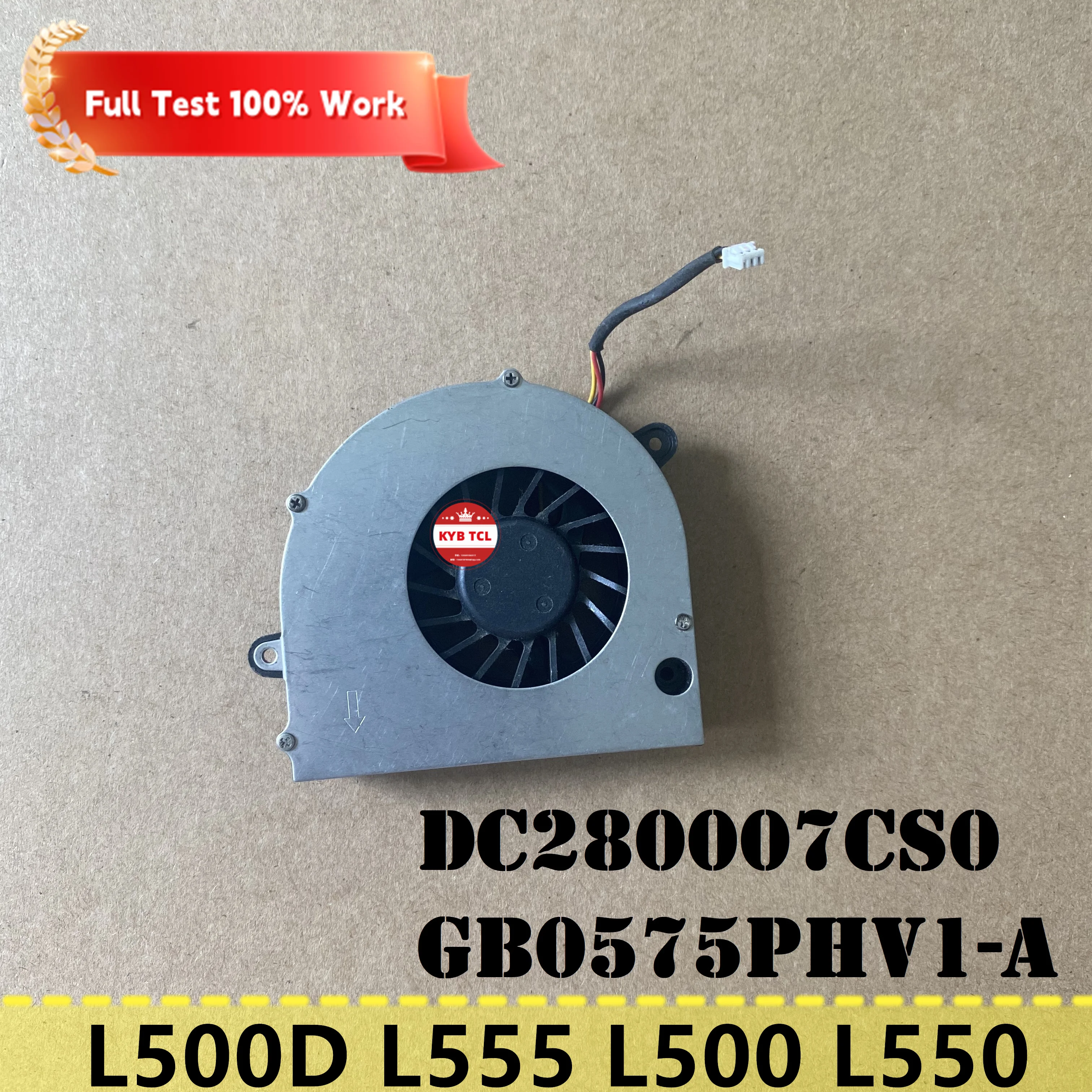 

Genuine Laptop CPU Cooling Fan DC280007CS0 GB0575PHV1-A For Toshiba Satellite L500D-183 L555 L500 L550 L550D L550-20w L505