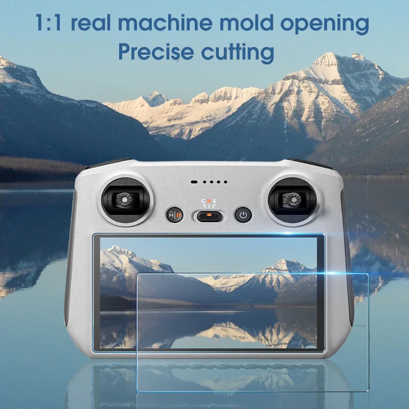 Description Picture 5 of item9/1Pcs HD Clear Tempered Glass For DJI Air 3 Accessories RC/RC 2 Screen Protector Drone Lens Protective Film Full Protection