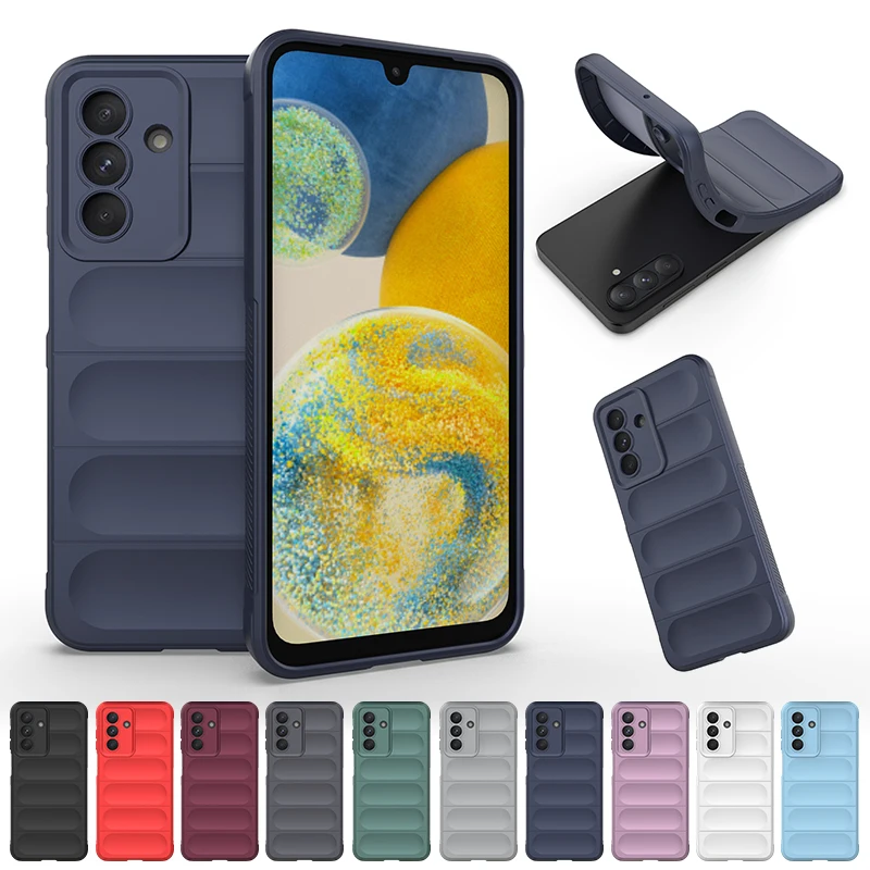 Shockproof Soft Skin Armor Phone Case - Liquid Silicon AirBag Protective Cover