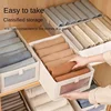Visible Wardrobe Storage Organizers Cabinet Drawer Clothes Storage Box for T-Shirts Jeans Underwear Pants Organizer Box 1