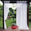 Outdoor Garden Curtains Street Gazebo Curtains Waterproof Tulle Curtains Porch Pergola Privacy Sunshading Curtain Patio Decor 4