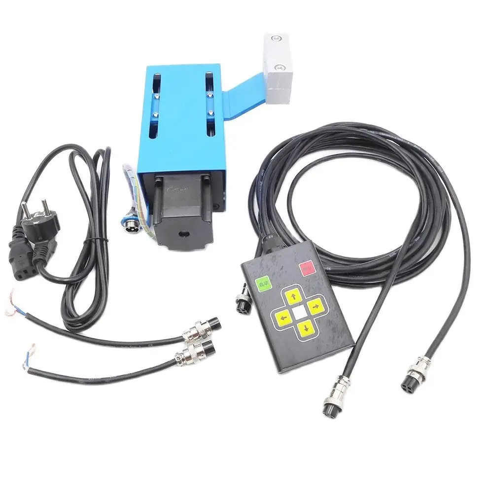 220V Automatic Welding Oscillator Weaver PLC Controlled Motorized Mechanism Linear Type Welding Positioner Turntable 6