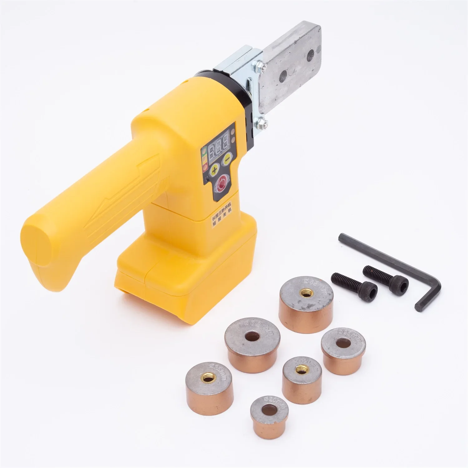 Cordless Hot Melt Pipe Welding Machine Kit PP/PE Pipe Soldering Iron For Dewalt 18V  Lithium Battery (without Battery ) low temperature easy melt aluminum welding rods weld bars cored wire 2mm rod solder for soldering aluminum no need solder powder