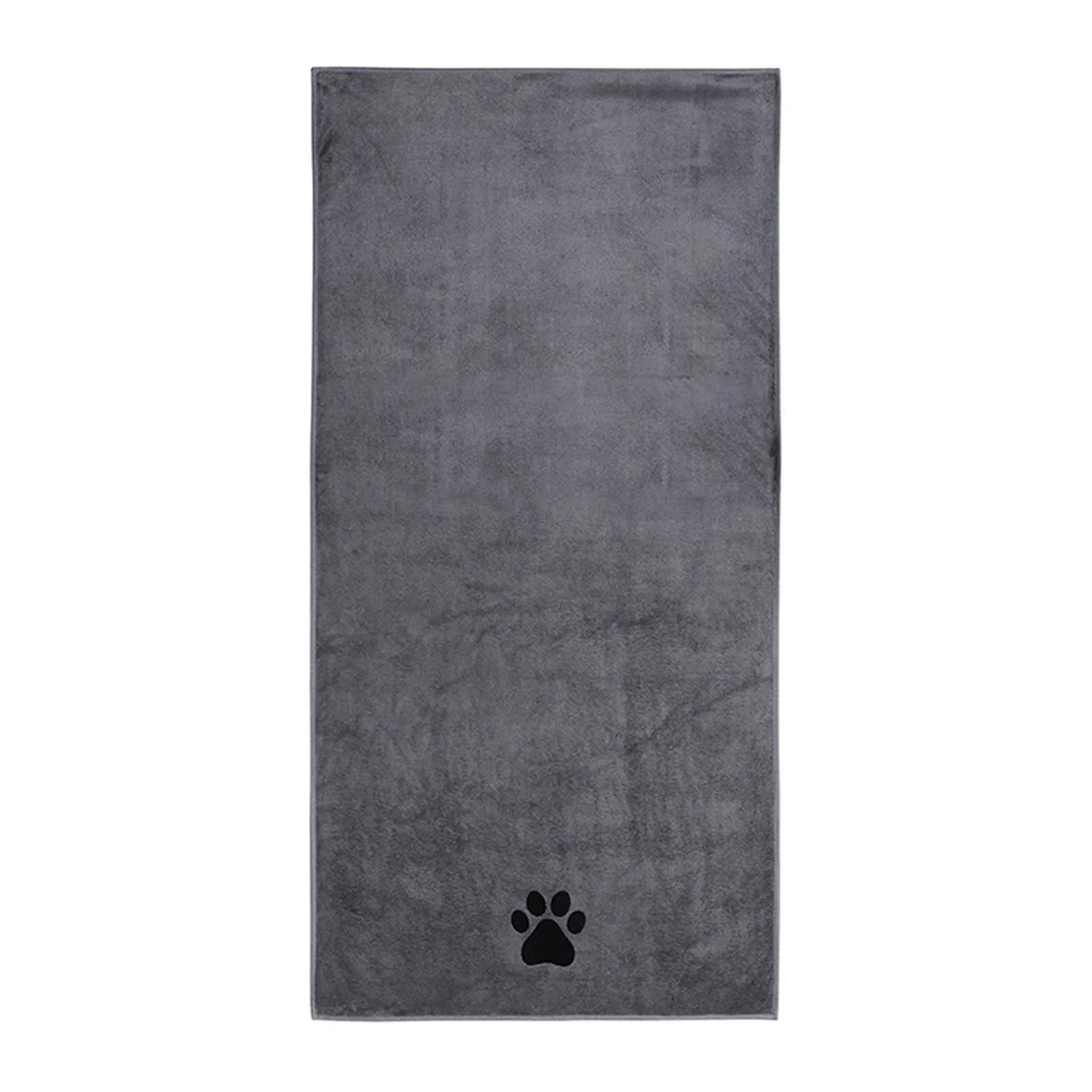 Plush Microfiber Embroidered Pet Towel - Ultra Soft & Absorbent Blanket