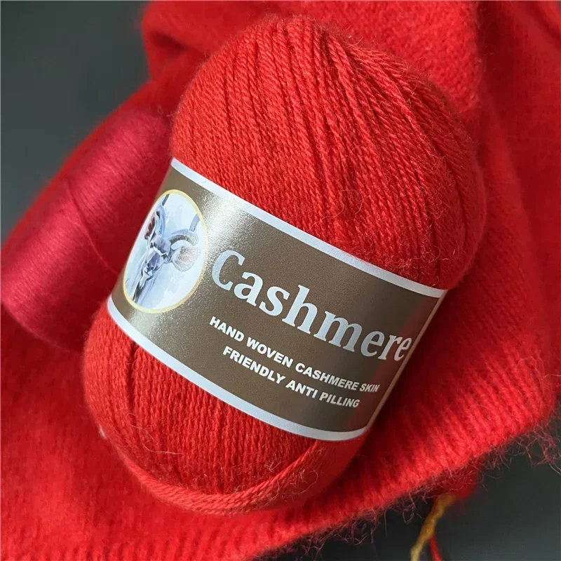Cashmere Yarn Knitting Hand-knitted High-grade Worsted Woolen Wool  for Cardigan Hat Sweater Mongolian Cashmere Thread 6Sets 3