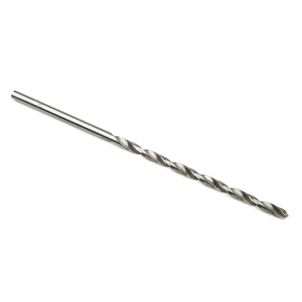 

1Pcs HSS Drill Bit Straight Shank 2-6mm 160-300mm Extra Long For Wood Aluminum Plastic Hole Punching Electric Drill Power Tool