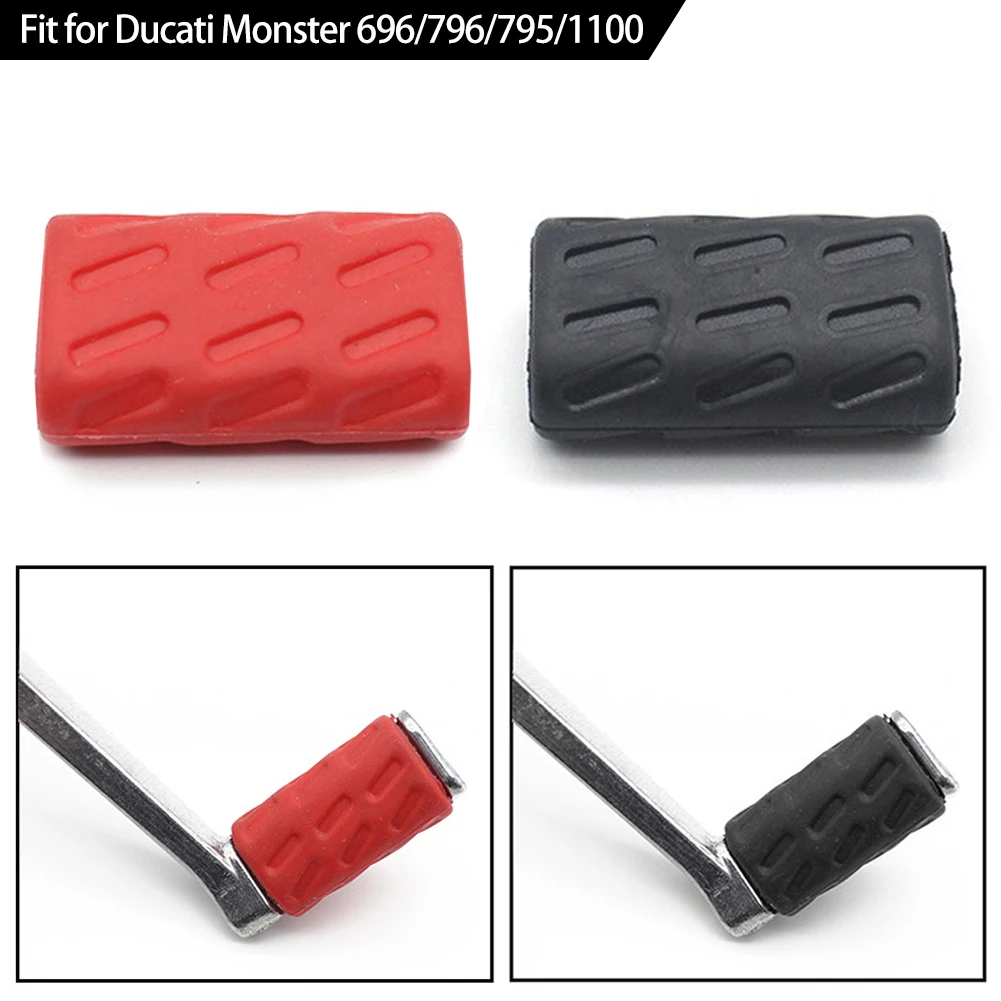 

Motorcycl Shift Lever Rubber Sleeve Fit For Ducati Monster 696/796/795/1100 Foot-operated Gear Shift Lever Rubber Tip Pedal Pad