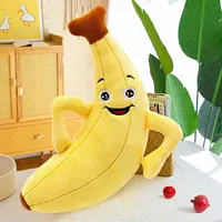 Basket of fruit simulation fruit plush toys apple banana raspberry idyllic style ornaments soft pillow, event party dolls 2