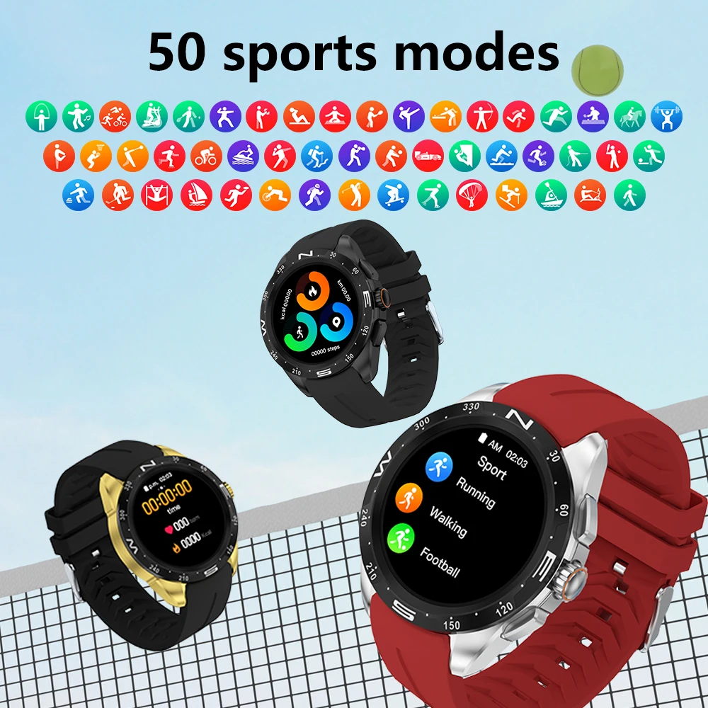 SERVO H6 MAX Smart Watch For Men Full Touch Screen Sport Fitness