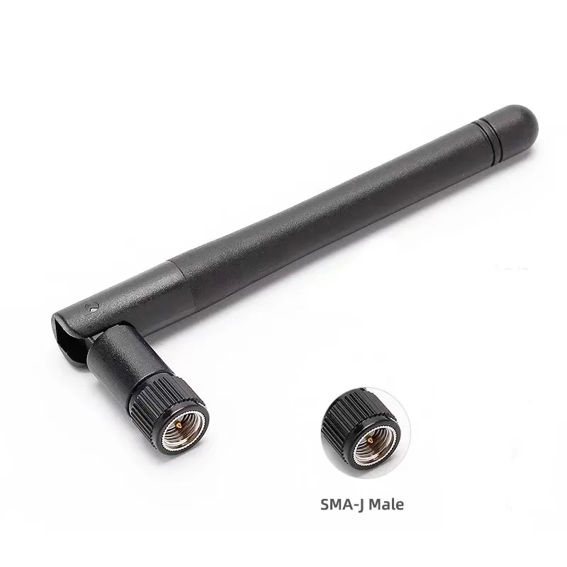 868MHz 915MHz LoRa 안테나 SMA 수형 커넥터가 있는 실내 3dBi 이득 GSM 고무 공중 + 15cm I-P-E-X-1 연장 케이블
