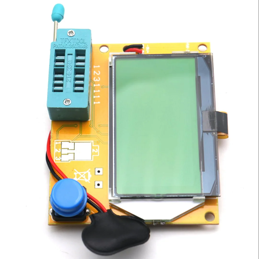 1 Pz Lcr-T4 Grafico Transistor Tester Resistore Condensatore Esr Tiristore Schermo Lcd Display