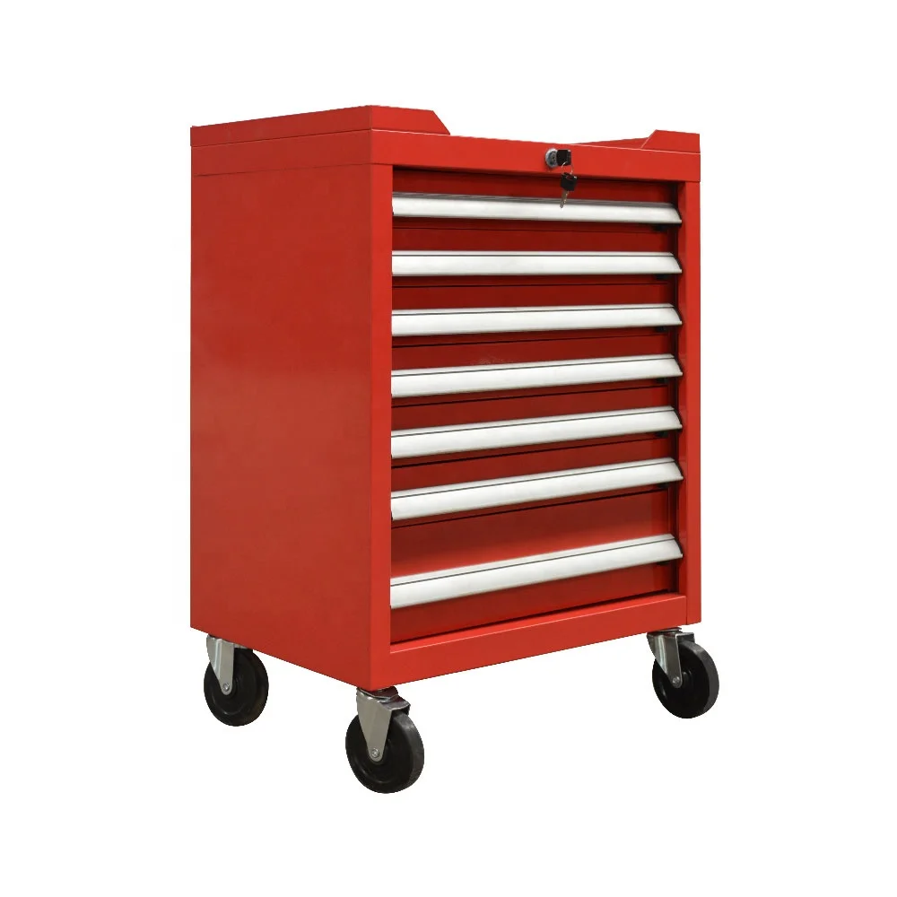 Carrello per attrezzi in acciaio per la casa Carrello per attrezzi per officina Carrello per cassetti portaoggetti Carrello per attrezzi per workstation Cassetta OEM personalizzabile - immagine 5