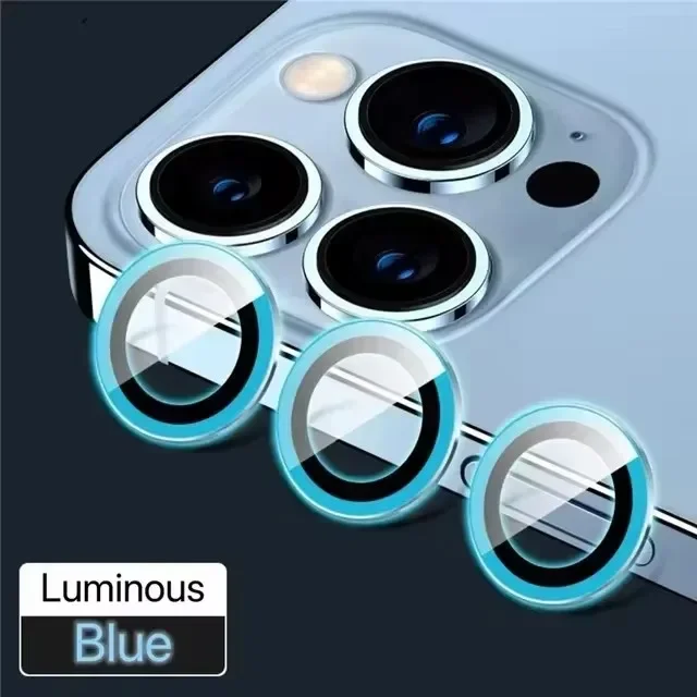 3Pcs Metal Lens Protector Glass - Premium Back Camera Protection Film