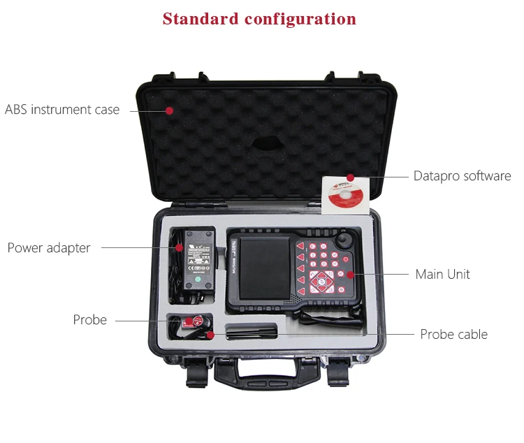 Digital Ultrasonic Flaw Detector Industrial NDT Ultrasonic Tester Factory Price