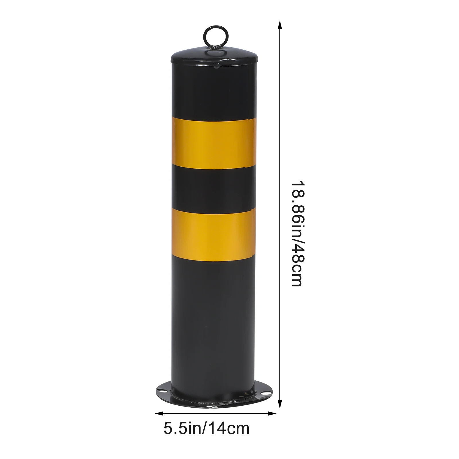 Supply Safety Bollard 1 pc Warning Column Delineator Post Cone Railing Barriers Road Stanchion Cone Pole Barricade Base Delineator Post Cone