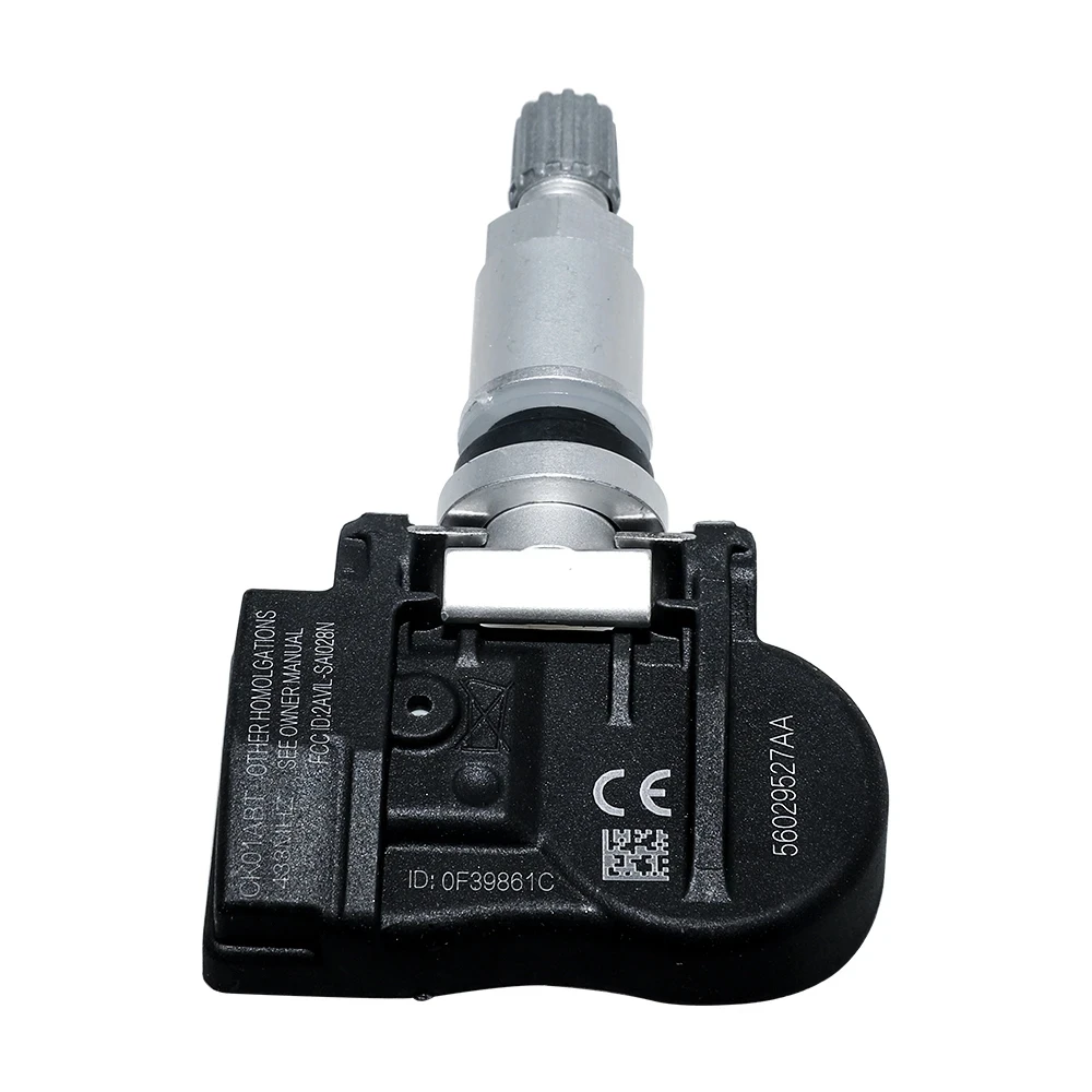 타이어 압력 모니터링 시스템 센서, 지프 그랜드 체로키 WK 랭글러 JK 커맨더 56029527AA TPMS, 433Mhz, 68001698AA, 4 개