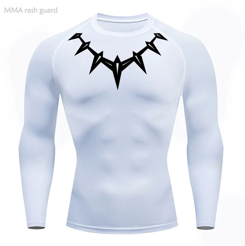 thumbnail image 1 of Camiseta de compresión de manga larga para correr, ropa deportiva para hombre, camiseta de gimnasio, culturismo, camiseta de manga corta, camiseta deportiva de verano de secado rápido, 1 of 5