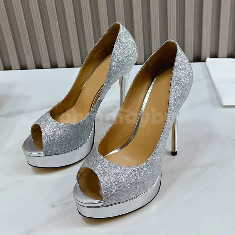 

Women Leisure Sandalias Summer 2023 New Thick Bottom Round Toe Women Super High Heels Mature Temperament Sandals