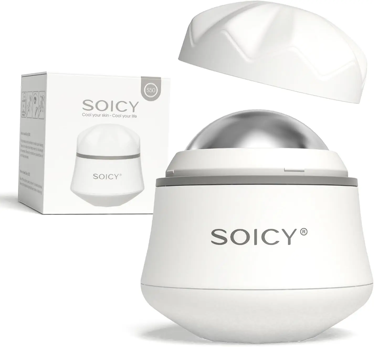 SOICY S50 massaggio Roller Ball, sollievo dai muscoli stretti e doloranti, massaggiatore manuale, allevia braccia, schiena, gambe o tensione muscolare