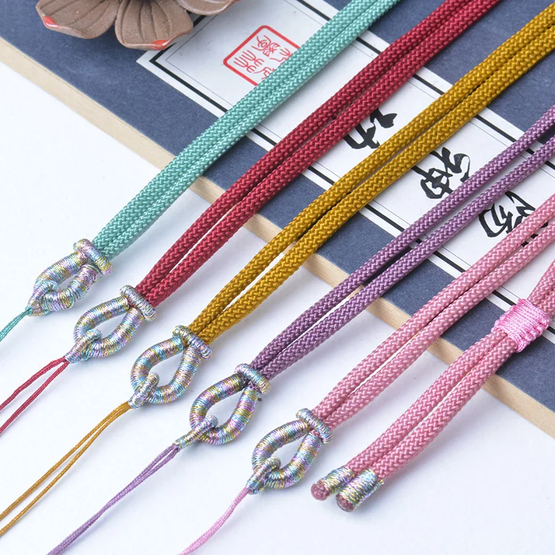 Necklaces Braided Chains DIY Handmade Pendant Adjustable Lanyard Small Round Chain Couple Jewelry Accessories Women Necklace - 5