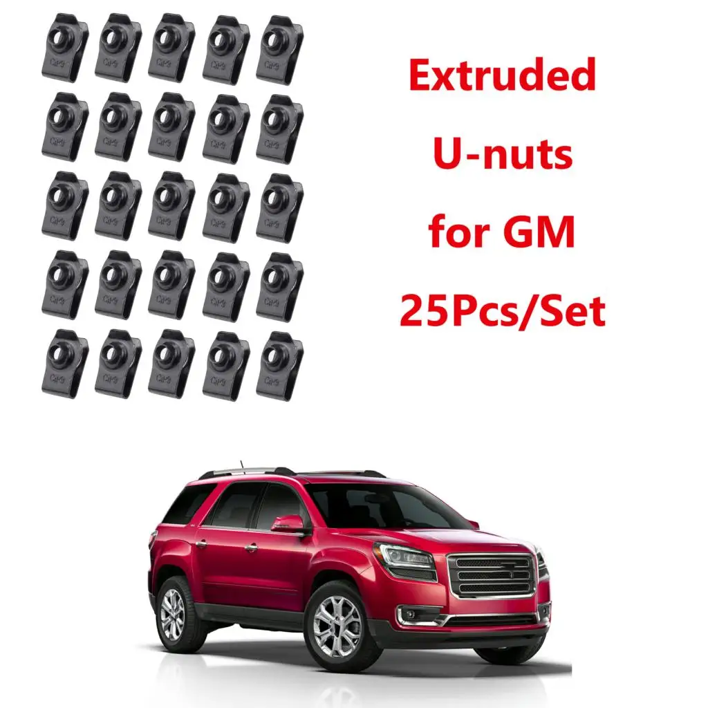 

Набор из 25 экструдированных U-образных гаек Джимми-тайфуна Yukon XL 2500 1500, размер винта 11506099 11503715
