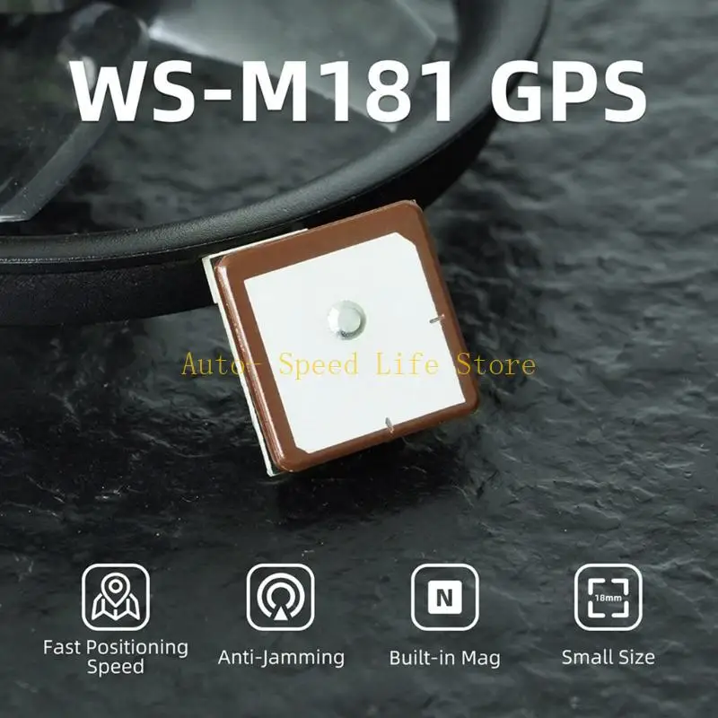 02DA 정확한 포지셔닝 WS-M181 GNSS 글로벌 포지셔닝 시스템 모듈 DIY 부품에 대한 안정적인 신호 수신