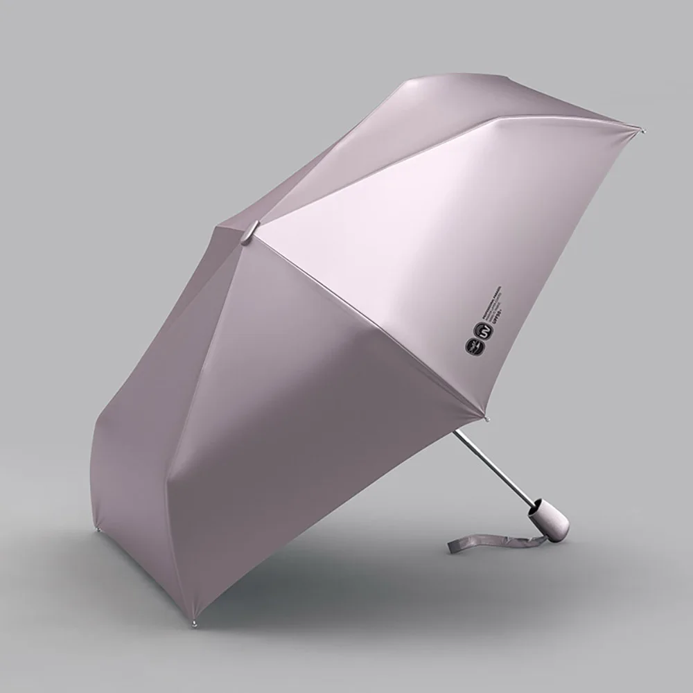 Light Flat Umbrella Innovating Automatic Sun Umbrella Rain Women Anti UV Parasol Portable Folding Clear Umbrellas automatic sun umbrella