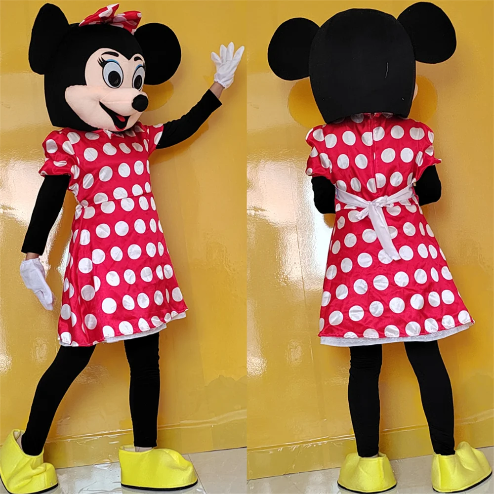 Disney Realistic Mickey Mouse Cartoon Character Mascot Costume Adult  Walking Show Costume Advertising Event Party Gift Surprise