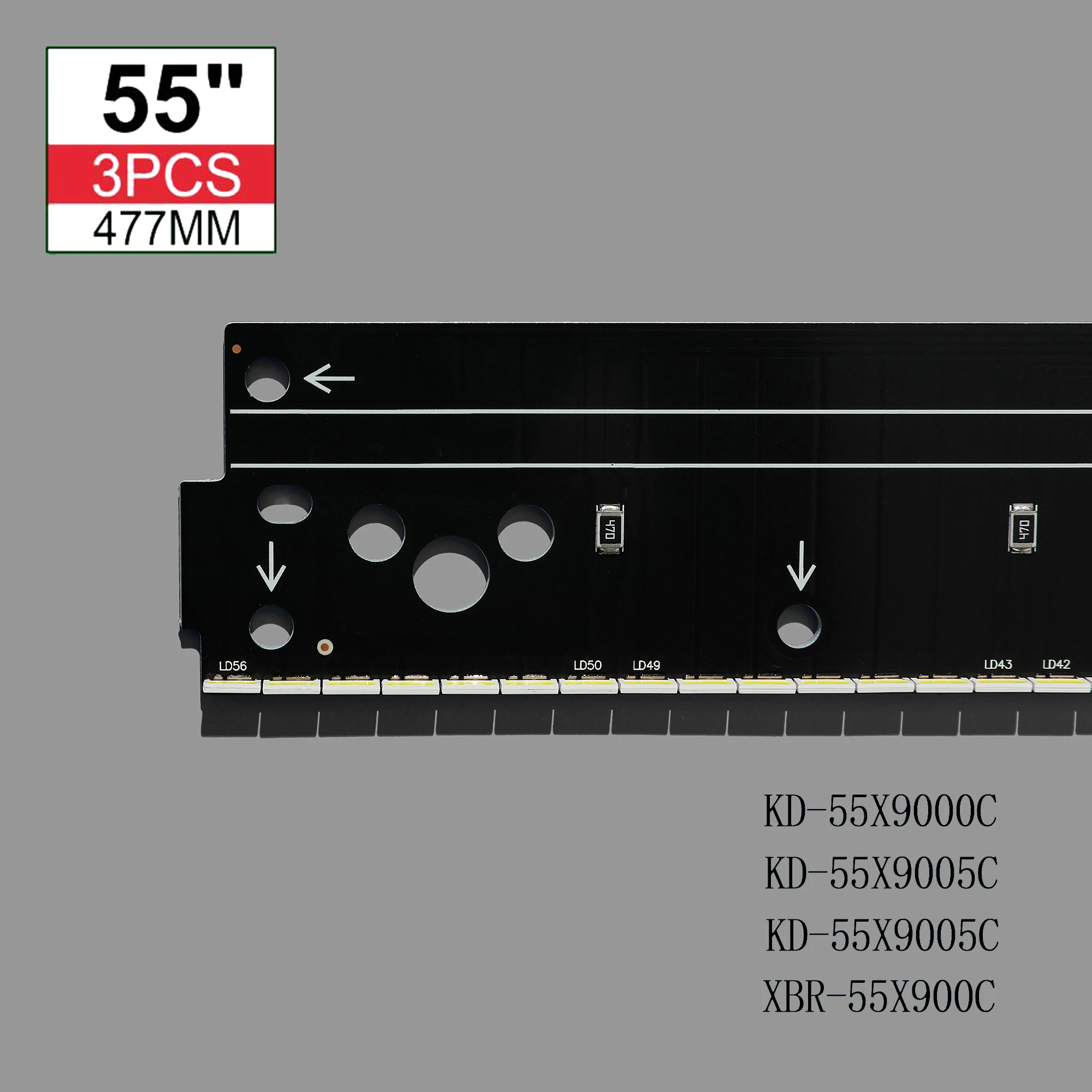  55 KD-55X9000C KD-55X9005C XBR-55X900C NLAW50350 KD 55X9000C KD 55X9005C XBR 55x900c   3PCS LED Ʈ Ʈ  