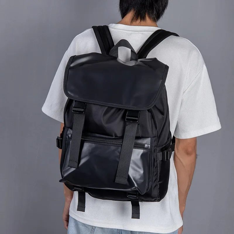 Trendy College Men's Backpack Ins Commuter Business Bag Casual Laptop Bag