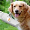 S8e4c1cee068a42a0bdb40813a119d83f0.jpg Portable Dog Water Bottle Durable Pet Hydration Dispenser Outdoor Walks Hiking Travel Pet Ergonomic Bottle Dog Water Dispenser