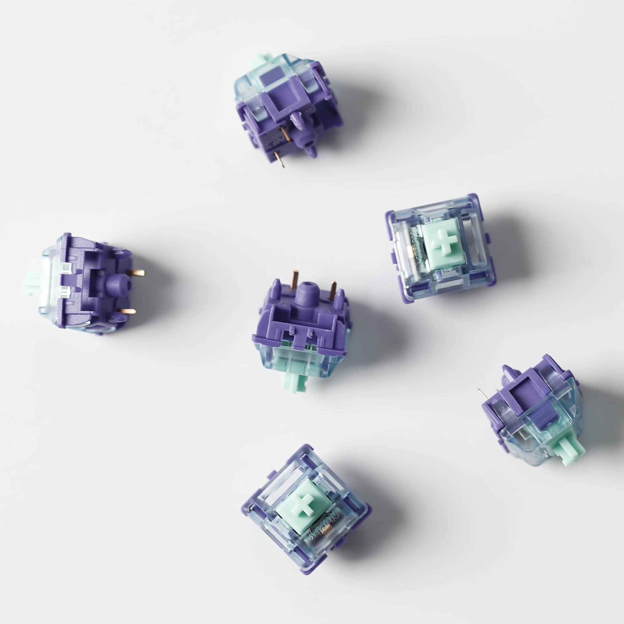 게이트론 5핀 V4 고폴라 아쿠아 드래곤 촉각 스위치, MX 기계식 키보드용 커스텀 아쿠아 스위치