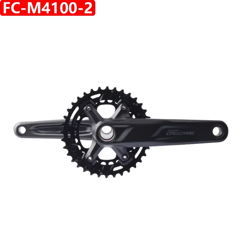 Pédalier VTT Shimano Deore FC-M4100 Double 10 Vitesses - 36/26T, 170mm Hollowtech-II - Neuf