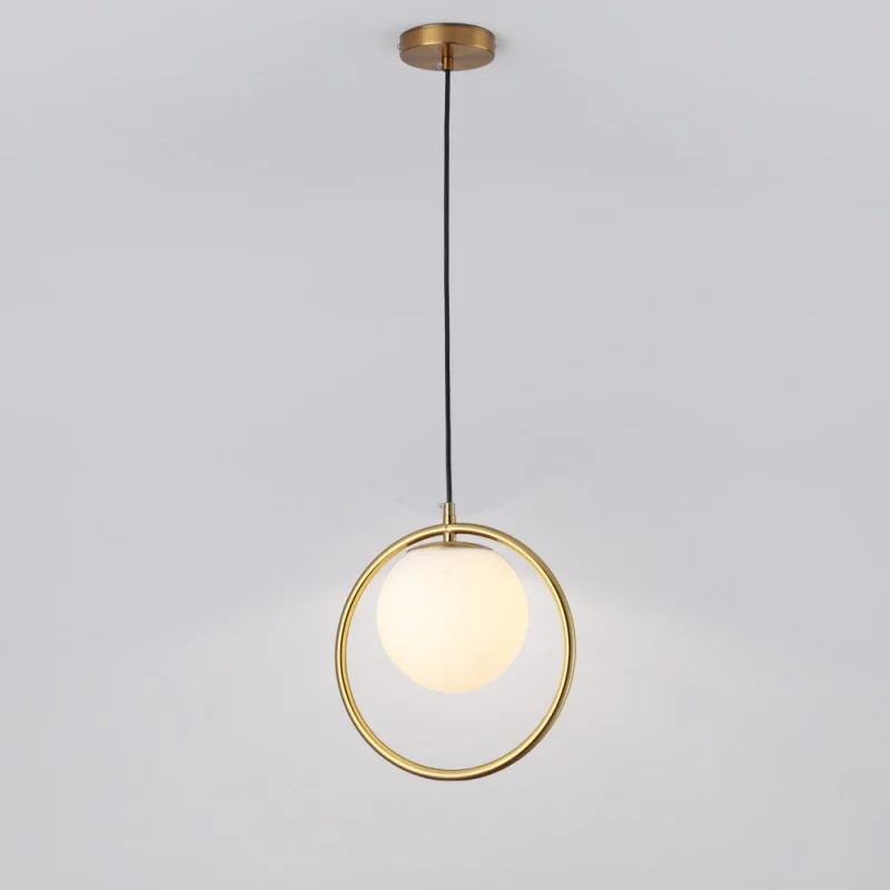 

Simple Chandelier Led Glass Chandelier Creative round Dining Table Dining Room/Living Room Bedroom Bedside Chandelier