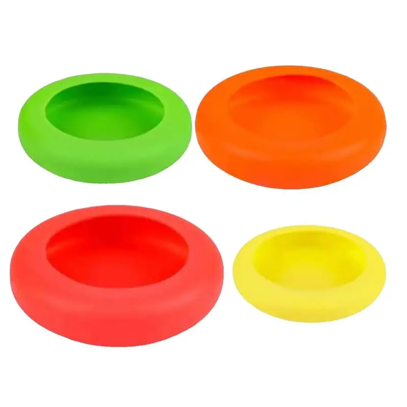 

4size Set Silicone Fresh Keeping Cover Lid Vegetable Storage Cover Reusable Food Storage Fresh Keeping Kitchen Salad Cookware