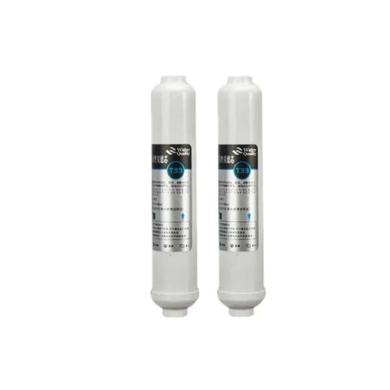 2pcsT33 water filter Activated carbon Water Filter Refrigerator Reverse Osmosis RO System Water Filter Cartridges 10Inch