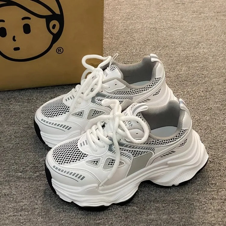 النساء منصة أحذية رياضية الخريف الشتاء ارتفاع جديد...