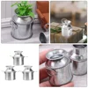 3 Pcs Milk Jug Tin Bucket Mini Metal Buckets Small Iron Vase Vases for Flowers Tiny House 3
