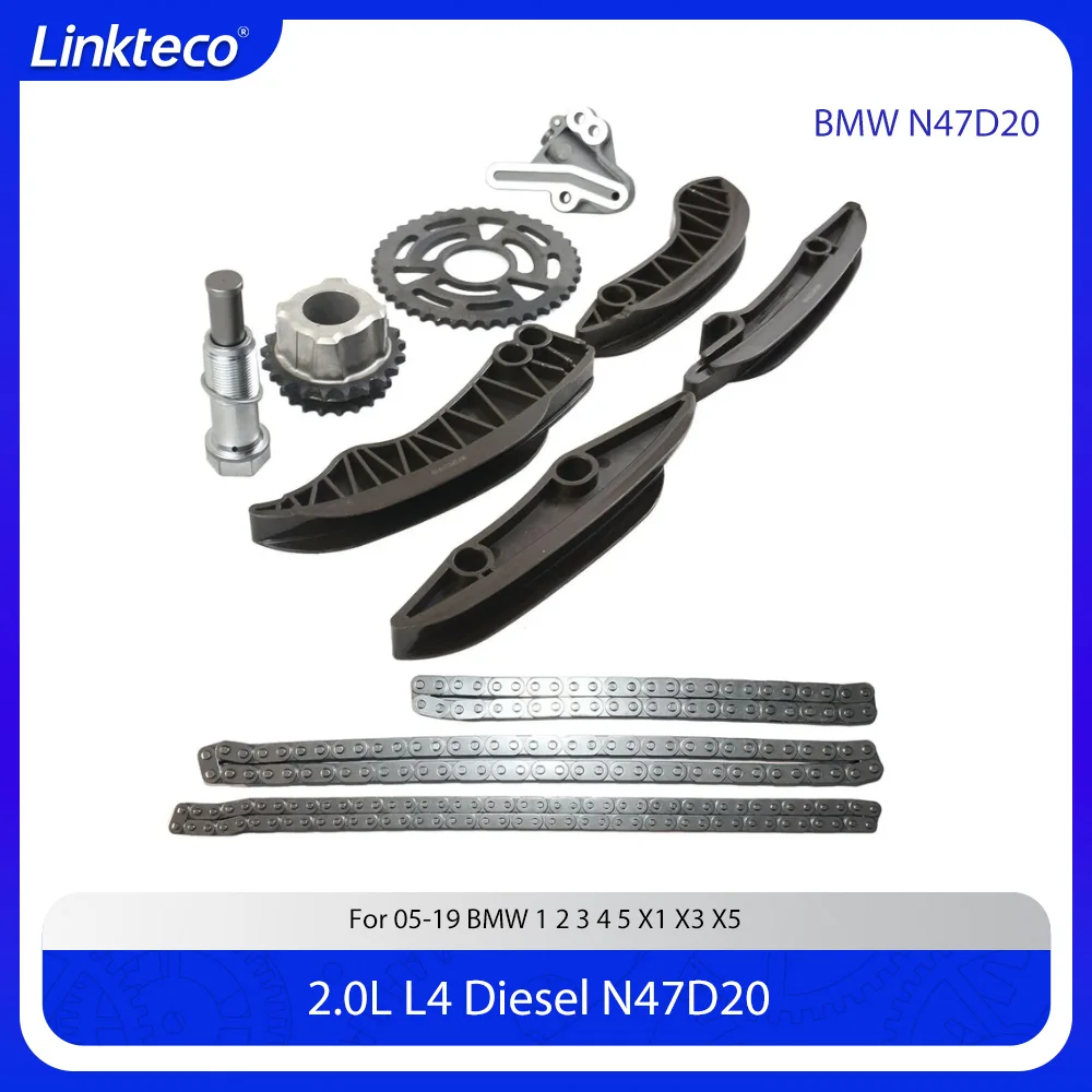 

Engine part Timing chain kit Fit 2.0 L Diesel N47D20 For 06-19 2.0L BMW N47 X1 X3 X5 E60 E61 E81 E82 E87 E88 11318586699