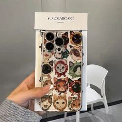 Korean INS Cute Cat Design Phone Case for Reno8T 5G (S18022)