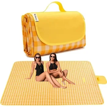 Portable Camping Mat Picnic Blanket Outdoor Camping Accessories Thickened Waterproof and Moisture-proof Hiking Travel Grass Mat