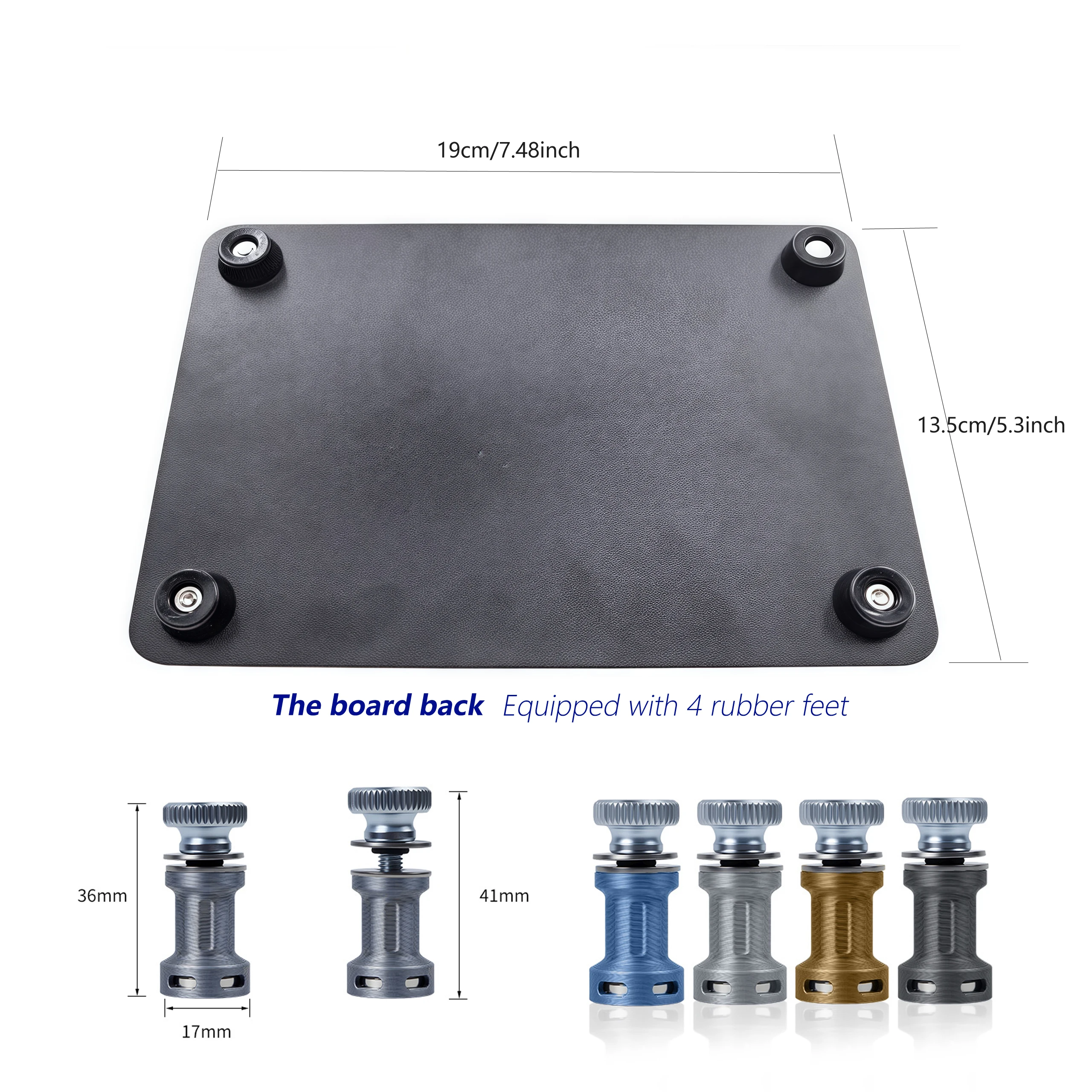 Universal PCB Holder Fixture Soldering Platform with Magnetic Pins Rubber Feet for Circuit Board Assembly & Repair