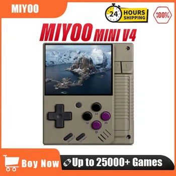 MIYOO MINI V4 Console di gioco portatile Retro portatile Schermo IPS da 2,8 pollici Console per videogiochi Sistema Linux Emulatore di gioco classico 1