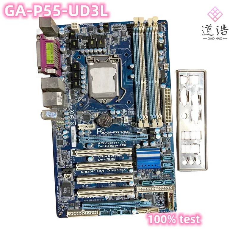 For GA-P55-UD3L Motherboard 16GB USB2.0 LGA 1156 DDR3 ATX P55 H55 Mainboard 3 For GA-P55-UD3L Motherboard 16GB USB2.0 LGA 1156 DDR3 ATX P55 H55 Mainboard